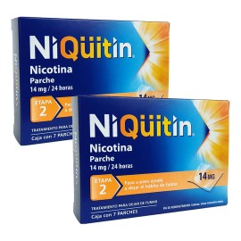 Niquitin Etapa 2 Pack 2 Cajas Con 7 Parches 14mg / 24 Horas