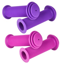Proxima Direct 4PCS Kids Bike Handlebar Grips, Soft Non-Slip TPR Rubber, Universal Fit for Bikes, Scooters, Tricycles & Balance Bikes
