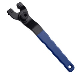 uncakil Adjustable Angle Grinder Spanner Wrench Universal Tool Small Pin Spanner Wrench,A Locknut,Pocket Door Suitable for 4 ",5", 6 ",7" and 9" Electric Angle Grinders(Blue)