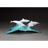 Dolphin Pod Sculpture by John Perry Pellucida on Blue Ocean