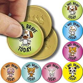 Close to the Bone 175 x I Was Brave' Bravery Reward Stickers