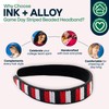 INK + ALLOY Game Day Striped Beaded Headband – Handcrafted