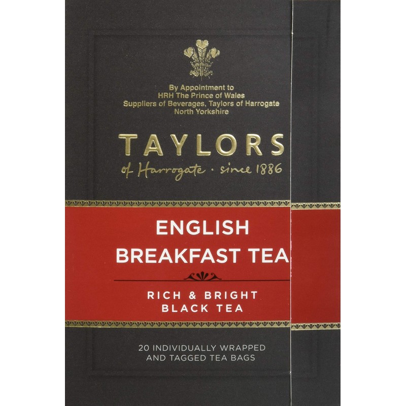 Taylors of Harrogate English Breakfast, 20 Count (Pack of 6)