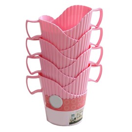 Paper Cup Holder Drink Holder Cup Holder Heat Resistant 10pcs Heat Resistant Paper Cup Holder Paper Cup Heat Resistant Holder Fits 7oz 9oz Cup Holder Drink Holder Sleeve (Pink)