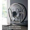 Yamazaki 5141 Magnetic Pot Lid Holder, Black, Approx. W 5.3