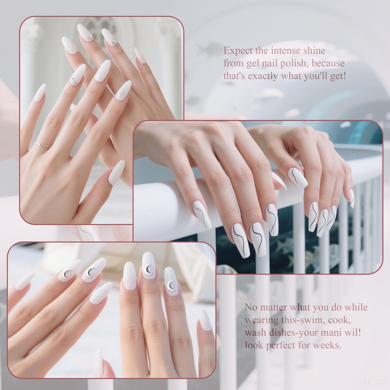 Artdone Gel Nail Polish Hema-free Solid Color White For All