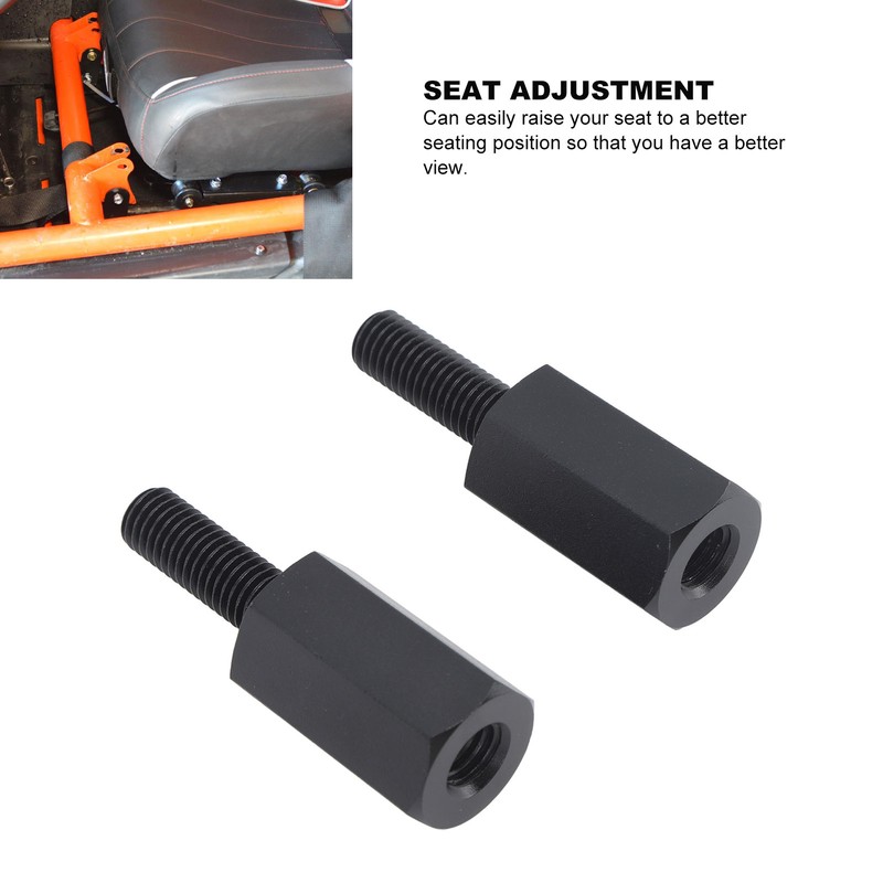 2Pcs Seat Riser 2 Inch UTV Upright Seating Position Lifter