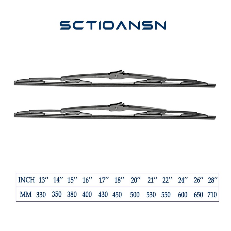 OEM Quality 22" + 22" Premium All-Seasons Metal Frame J-Hook