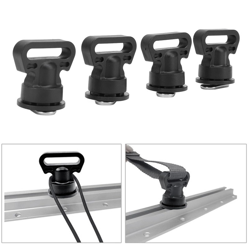 4PCS Tie Downs for Kayak Track Mount, Nylon Track Mount