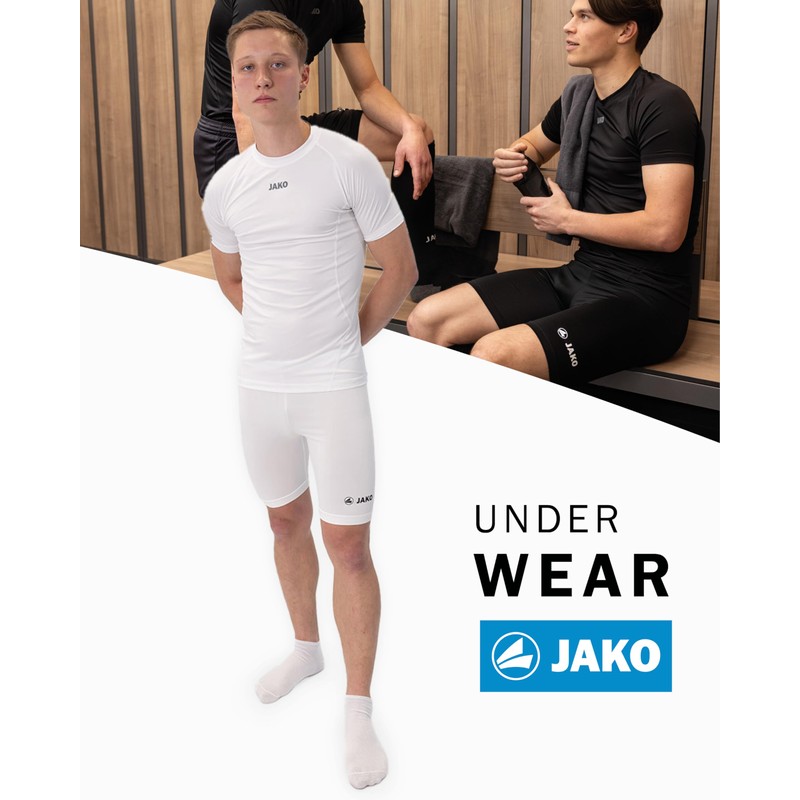 Jako Basic 2.0 Unisex Shorts, white, m