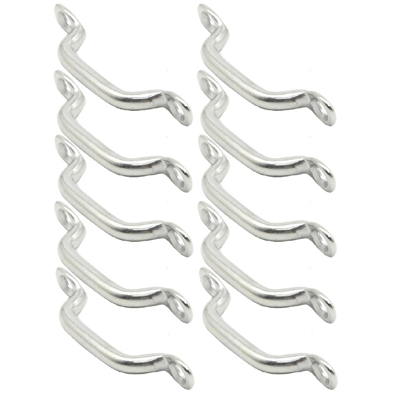 VIKKSAER 10 Pcs Boat Top Pad Eye Deck Loop Tie