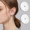 Earring Backs Replacement Locking Earring Backs for Studs 925 Sterling