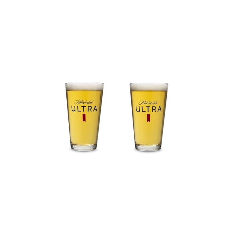 Michelob Ultra 22 Ounce Glass - Set of 2