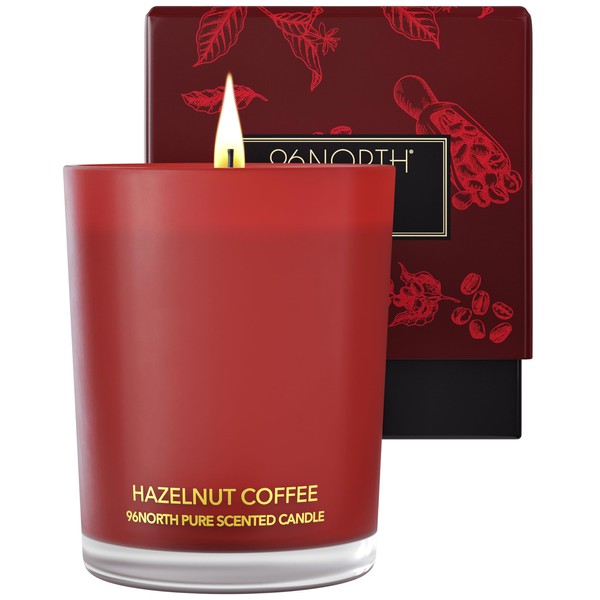 96NORTH | Pure Hazelnut Coffee Candle | 100% Natural Soy