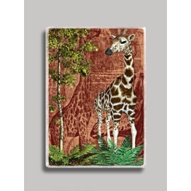 African Giraffe Refrigerator Magnet
