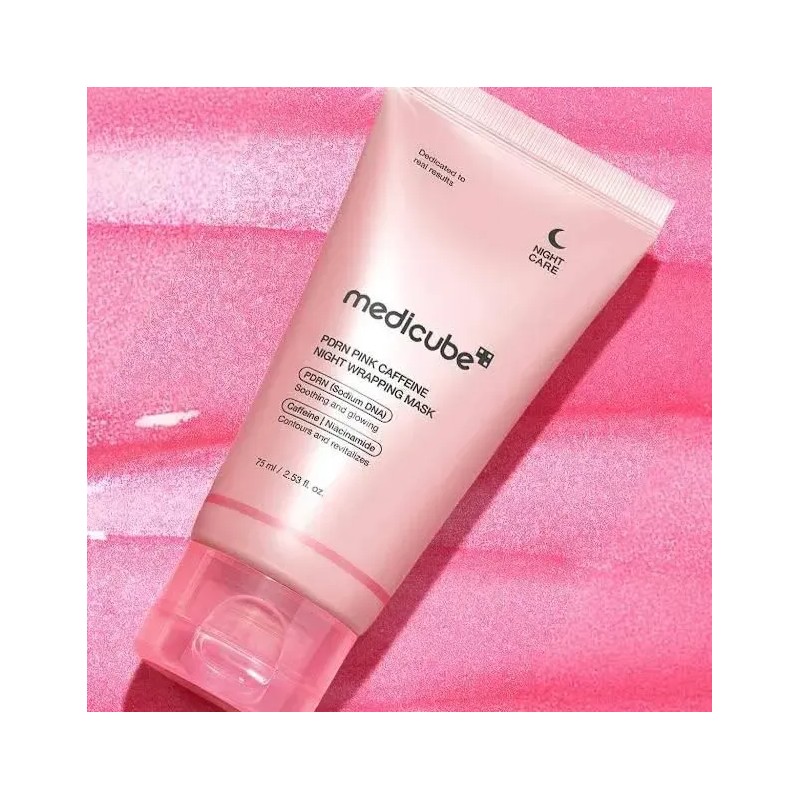 Medicube Pdrn Pink Caffeine Night Wrapping Mask- 75ml