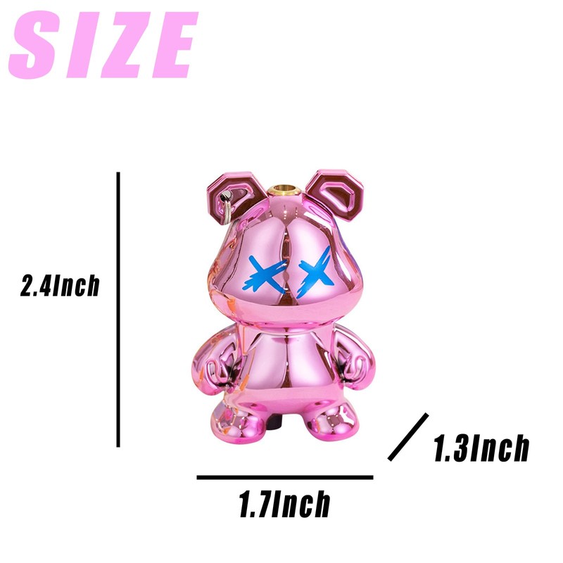 DAXXIN Cute Compact Portable Keychain Lighter, Soft Flame, Gifts for