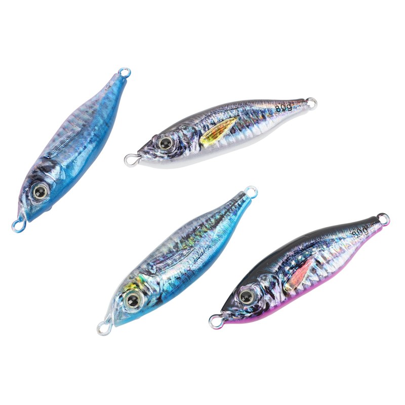 Fishing Lures 3D Spray Painting Simulated Luminous Iron Fishing Baits
