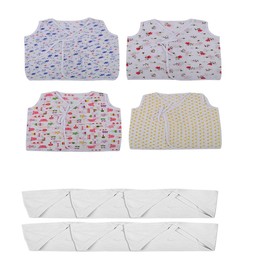 Orange and Orchid Combo Gift Set of Baby Jabla and Nappies for Just Born.