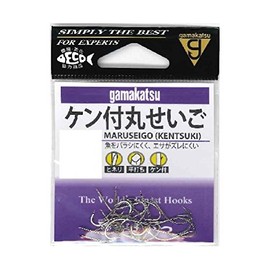 Gamakatsu Ken with Round Seigo Hook White No. 17 Fishing Hooks