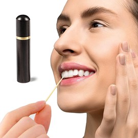 3 pcs Toothpick Holder Toothpick Holder Needle Storage Case Portable Wooden Portable Case Toothpick Box Wooden Storage Case Trinket Storage Lid Storage Case Storage Case