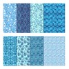 Soimoi 8 Pc Fat Quarter Bundle, Asian Batik Print 18"x