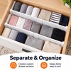 2-Pack Adjustable Drawer Dividers - 11.6–19.6 in Expandable Organizers for