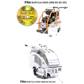 pro right industry 12" Soff-Cut Early Entry Diamond Blade Excel Yellow XL12-5000 Item 542756109 - 1
