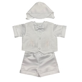 iGirlDress Baby Toddler Boys Christening Short Sleeve Set #TCG 2T