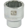 Dynamic Tools D099456 1" Drive 12 Point SAE Socket with