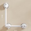 Non-perforated suction bathroom safety handle E-1 (53cm*62cm) (color)