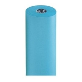 Pacon 63150 Rainbow Lightweight Duo-Finish Kraft Paper, 36" x 1000-ft. roll, Sky Blue