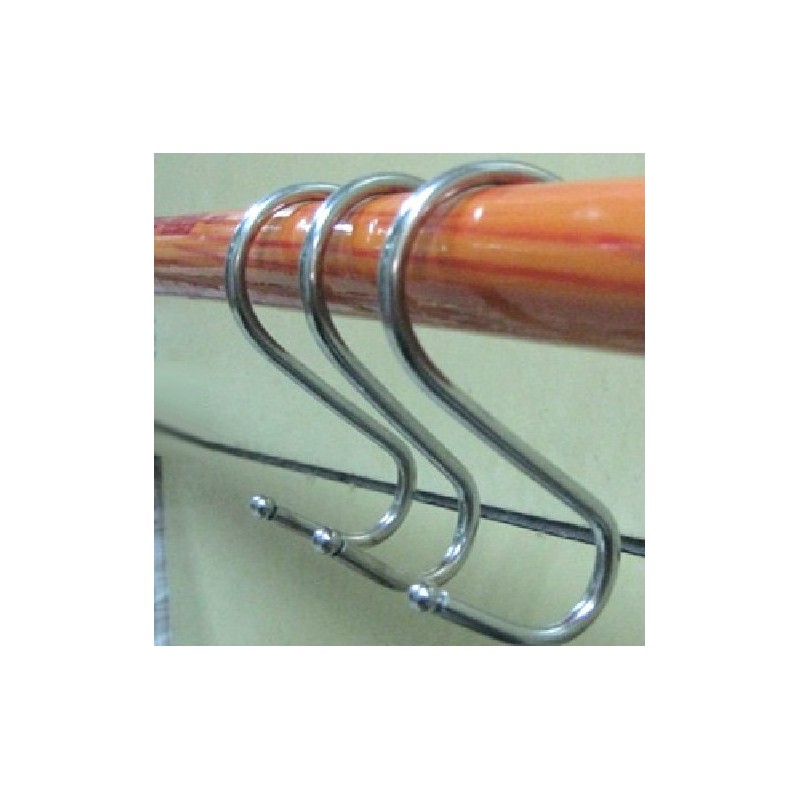 HAND ® S Hook 5-Pack Stainless 3.5 inch, 9cm, For