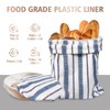 3 Packs Reusable Linen Bread Bags for Homemade Sourdough, Large