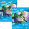 U.S. Art Supply 16" x 20" 10-Sheet 8-Ounce Triple Primed