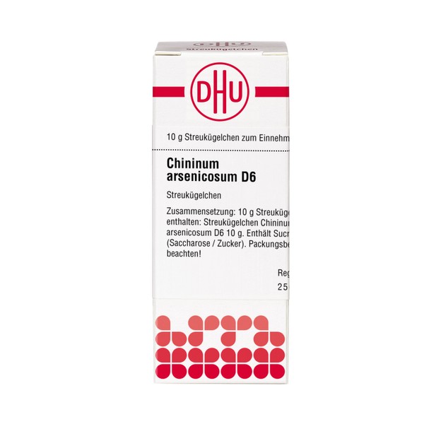 DHU Chininum arsenicosum D6 Streukügelchen, 10 g Globules