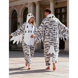 ABPTBAZ Adult Costume Onesie Pajamas Funny Halloween Christmas Women men