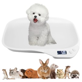 Digital Pet Scale, Mini Pet Scale 15 kg (±1 gram), Animal Scales for Small, Mini Scales with LCD Display, Digital Baby Scale, Electronic Kitchen Scale, for Kittens, Puppies, Hamsters