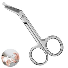Verbandschere Mit Gravur, Verbandsschere Pflege, Medizinische Schere, Stoma Schere, Schwesternschere, für ärzte Oder Krankenschwestern(Silber 11cm)