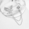Eagle Hanging Chain Brooch for Men - Elegant Lapel Pin