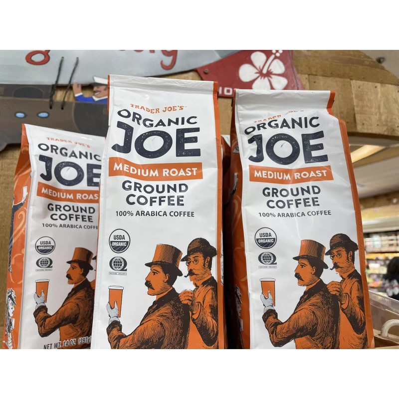 TRADER JOE'S 3 PACK TRADER JOE'S ORGANIC MEDIUM ROAST 100%