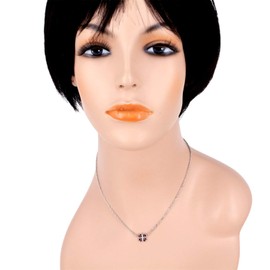 ZIKLARS Bohemian Garnet Four Leaf Clover Necklace