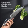 Knife Set, Emojoy 15-Pcs Kitchen Knife Set with Block and