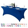 Spandex Table Cover for 6Ft Table Universal Fitted Stretch Tablecloth
