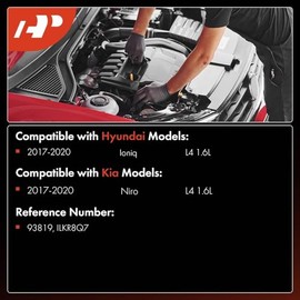A-Premium Bujías de Iridio y Platino Compatibles con Kia Niro 2017-2020 & Ioniq 2017-2020, 1.6L, Paquete de 4