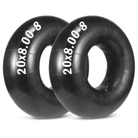 2Pack 20x10-8,20x8-8,20x10.00-8,20x8.00-8 Inner Tube, Heavy Duty Garden Trailer Tire Inner Tubes With TR-4 Straight Valve Stem For ATV UTV,Riding Mower,Lawn Tractor,Snow Blower,Golf Cart