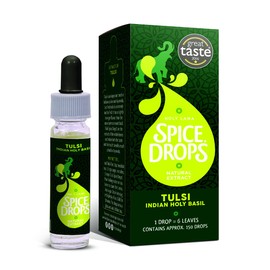 Holy Lama Spice Drops Tulsi Extract - Great Taste Award. Natural Cooking Ingredient. Savoury, Thai, Asian, Salad Recipes 1 x 5ml Bottle