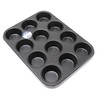 Lets Cook Cookware 12 Hole Muffin Cupcake Tin, British Made
