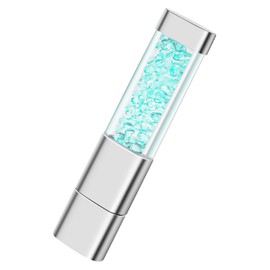 Crystal USB Flash Drive USB 2.0 Flash Drive Memory Stick USB External Memory Data Storage USB Flash Drive Children Students Gift Birthday Gift (32 GB, Blue)