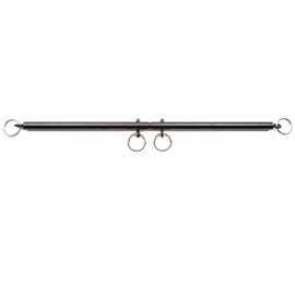 Exercise Spreader Bar Set, Adjustable Leather Straps Nylon Bands Sports Aid Training Set (Black+Gold)